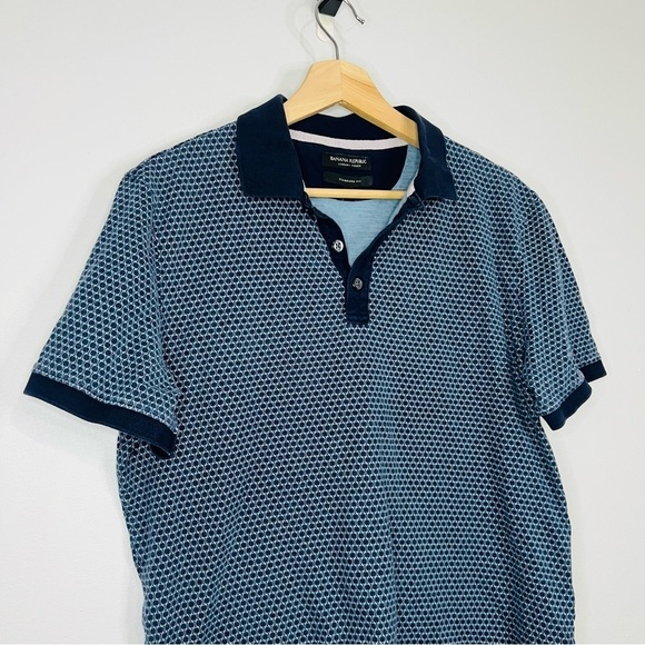 Geo Printed Luxury Touch Soft Standard Cotton Polo M - Picture 3 of 7